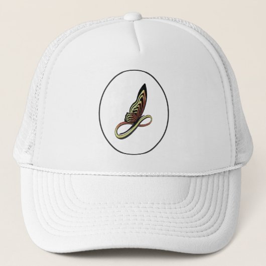 nature’s ETERNAL BUTTERFLY Trucker Hat Truckerkappe (Vorderseite)
