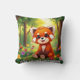 Nature’s Hug in a Cute Red Panda Kissen