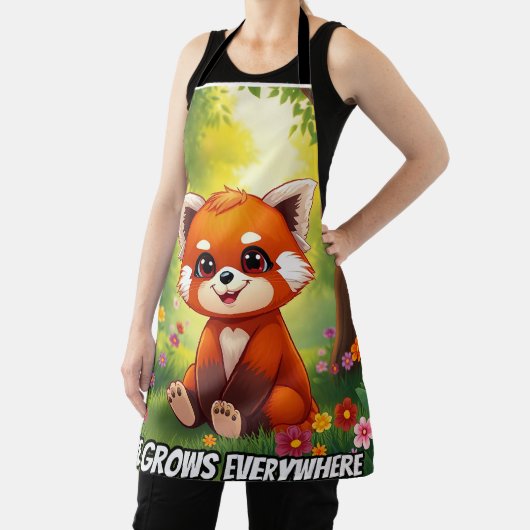 Nature’s Hug in a Cute Red Panda Schürze (InSitu)