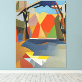 Nature’s Palette, No.001 - Abstrakt botanisch Leinwanddruck (Insitu (Holzboden))