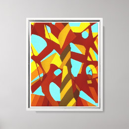 Nature’s Palette, No.002 - Moderne botanische Abst Leinwanddruck