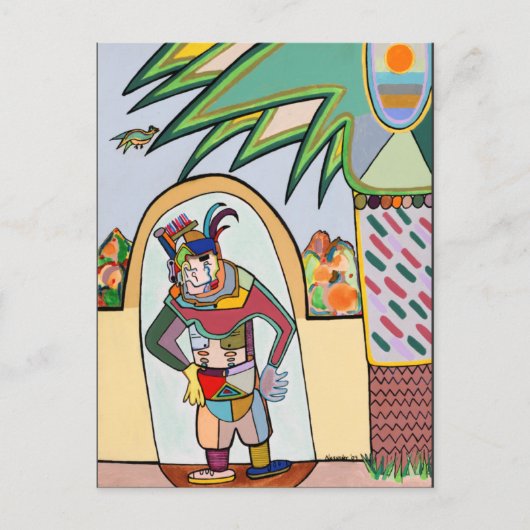 "Nature Scene 2" von Ruchell Alexander Postkarte (Vorderseite)