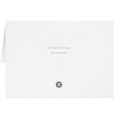 Nature Scene Happy Birthday Personalize Name Card (Rückseite Horizontal)