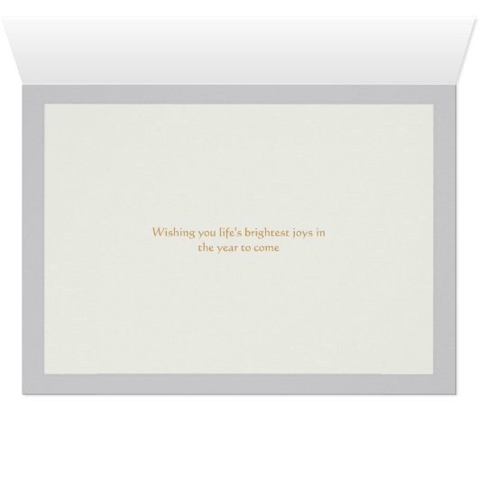 Nature Scene Happy Birthday Personalize Name Card (Innenansicht Horizontal (Unten))