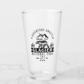 Nature Scene of Glacier National Park, Montana Glas (Vorderseite)