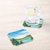 Nature Scenery Lake Pine Forest-45325 Untersetzer (Vor Ort)