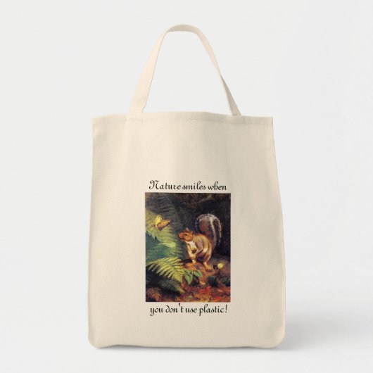 Nature Smiles Tote Bag Tragetasche (Vorne)