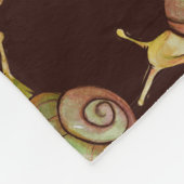 Nature Snail Art Fleecedecke (Ecke)
