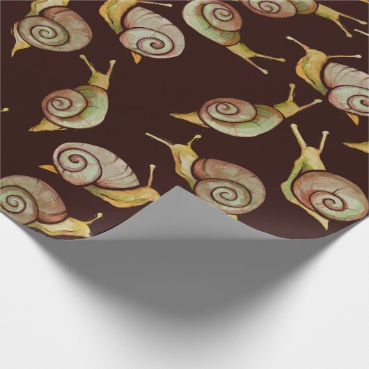 Nature Snail Art Geschenkpapier (Ecke)