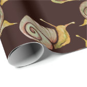 Nature Snail Art Geschenkpapier (Rolleneckpunkt)