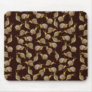 Nature Snail Art Mousepad
