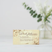 Nature Softness Business Card Visitenkarte (Stehend Vorderseite)