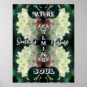 Nature Soul Azalea Abstrakt Inspiration Poster