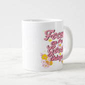 Nature Soul Slogan | Konzentration auf die guten D Jumbo-Tasse (Vorderseite Rechts)