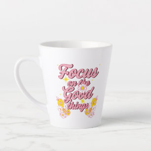 Nature Soul Slogan Konzentration auf die guten D Milchtasse