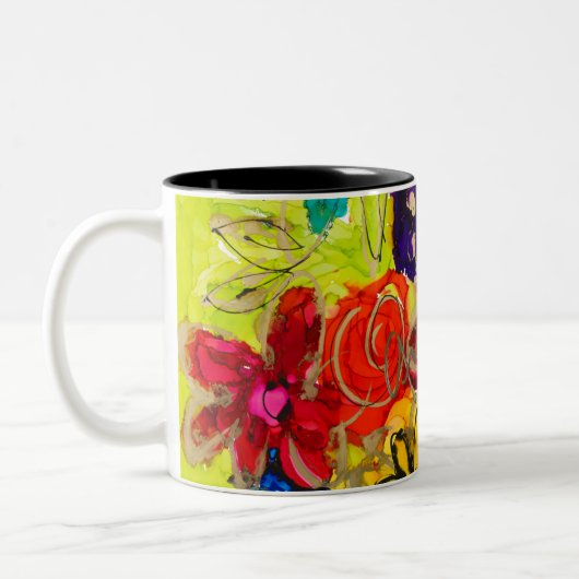 Nature Speaks Lovitude Coffee Cup Zweifarbige Tasse (Links)