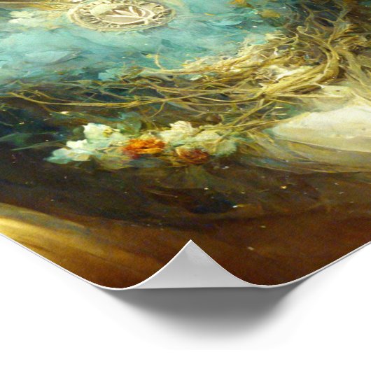 Nature Spirit Fantasy Art Poster (Ecke)