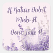 Nature Sticker (Vorderseite)