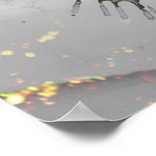 *~* Nature Stream AP49 MOOSE Künstlerisch Forest G Poster (Ecke)