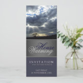 Nature Sunray House Erwärmung Einladung (Stehend Vorderseite)