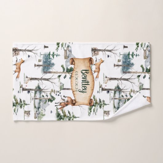 Nature Symphony Customizable Towel Badhandtuch Set (Handtuch)