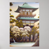 Nature Temple Asian Wall Art Poster (Vorne)