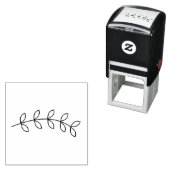 Nature Theme Pflanze Leaf Branch Craft Permastempel (Beispiel)