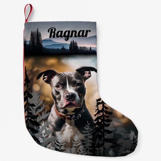 Nature Themed Strumpf Kleiner Weihnachtsstrumpf (Vorderseite)