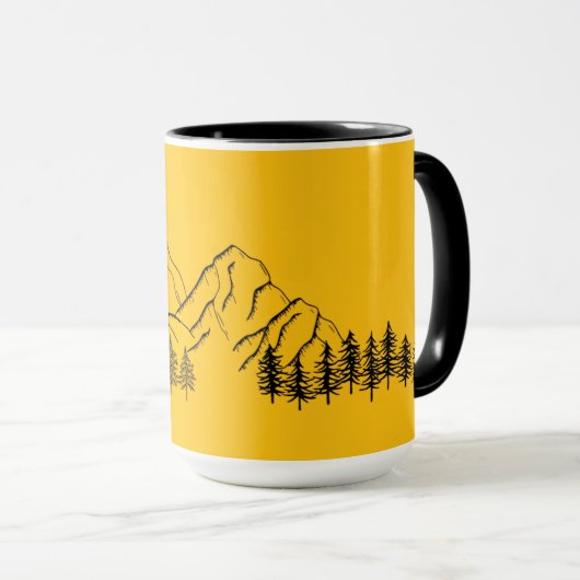 Nature Themed Tasse (VorderseiteRechts)
