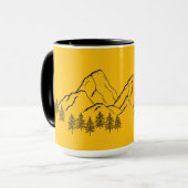 Nature Themed Tasse (Vorderseite Links)