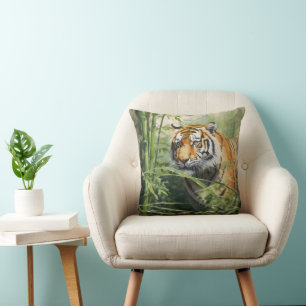 Nature Tiger Bamboo Kissen