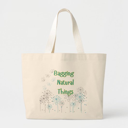Nature Tote Bag Jumbo Stoffbeutel (Vorne)