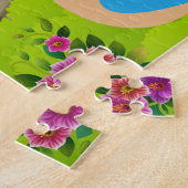 Nature Trees Birds Blume River House, Alter 10 Puzzle (Seite)