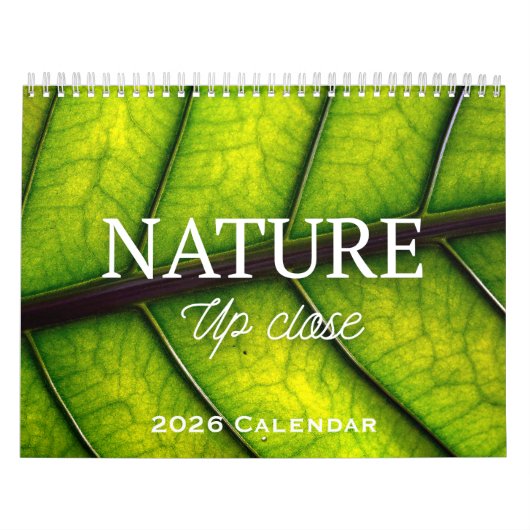 Nature Up Close 2026 Calendar Kalender (Titelbild)