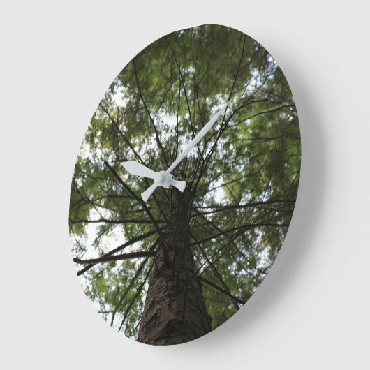 Nature Vibes Große Wanduhr (Winkel)