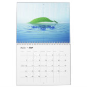 Nature, Water Sky and Blätter 2012 Calendar Kalender (Mär 2027)
