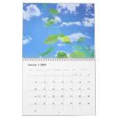 Nature, Water Sky and Blätter 2012 Calendar Kalender (Jan 2027)