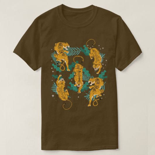 Nature Wildlife Tiger T-Shirt (Design vorne)