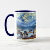 Nature Wildlife Wolves Denali Park Tasse (Links)