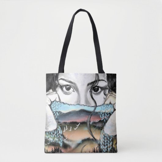 Nature Woman Tote Bag Tasche (Vorderseite)