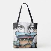 Nature Woman Tote Bag Tasche (Rückseite)