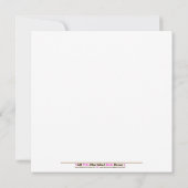 Nature Woodland 5x5 Kinderdusche Einladung (Rückseite)