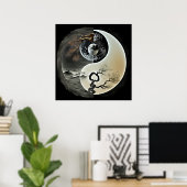 Nature Yin und Yang Poster (Heimbüro)