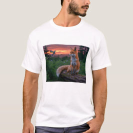Nature Zitat "Wohin die Wildnis hält, der Frieden  T-Shirt