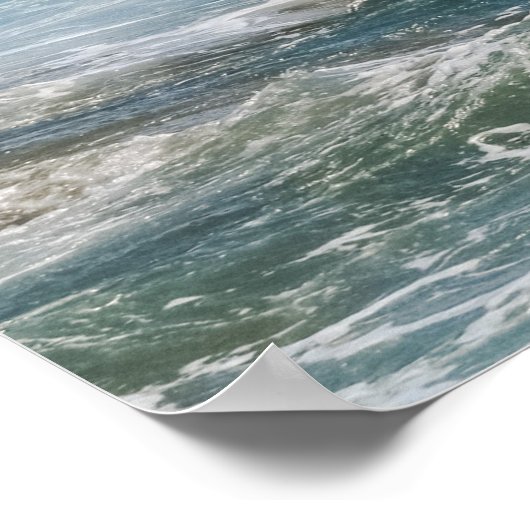 Naturefotografie Beach Ocean Tide Poster (Ecke)