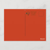 Naturefotografie Summer Tanager Vogelbeobachter Postkarte (Rückseite)