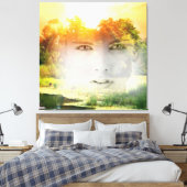 Naturegirl Leinwanddruck (Insitu (Schlafzimmer))