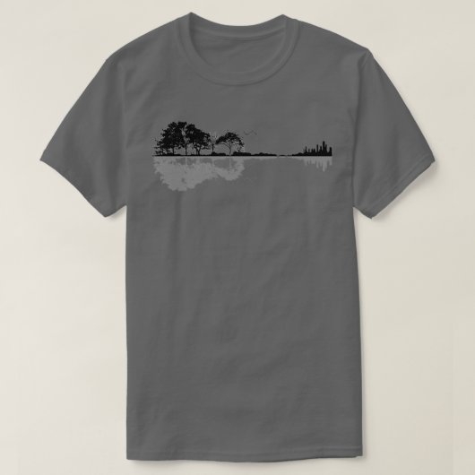 Naturegitarre Klassiker Black T-Shirt (Design vorne)