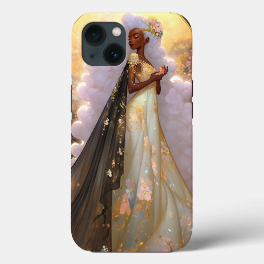 Naturegoddess African American Fantasy Art Case-Mate iPhone Hülle (Rückseite)