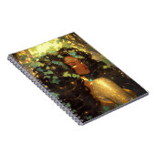 Naturegoddess African American Fantasy Art Notizblock (Rechte Seite)